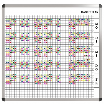 Personal-Raum-Plan, 8 Stunden, 53 Spalten, 103x117 cm, Personal-Raum-Plan, 8 Stunden, 53 Spalten, 103x117 cm,